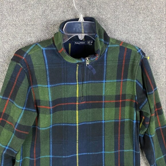 Nautica Fleece Jacket Men's XS 1/4 Zip Pullover 100% Polyester Adults - Picture 6 of 8